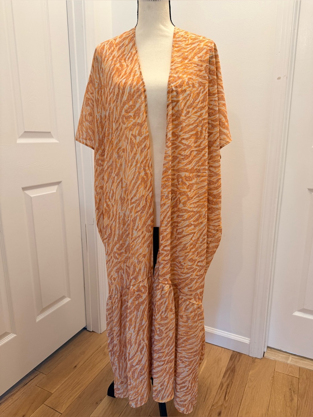 Aerie Lightweight Printed Duster Kimono/Swim Cover-Up